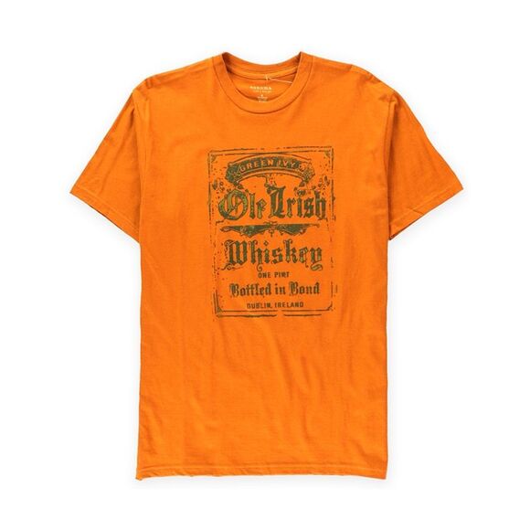 SONOMA life+style Mens Green Ivy Ole Irish Whiskey Graphic T-Shirt, texasorng, M - Picture 1 of 1